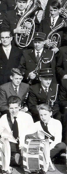 1962 Vereinsfoto mit Zeno Beck (Dirigent)